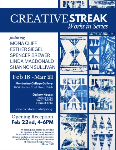 CREATIVE STREAK Works in Series poster
