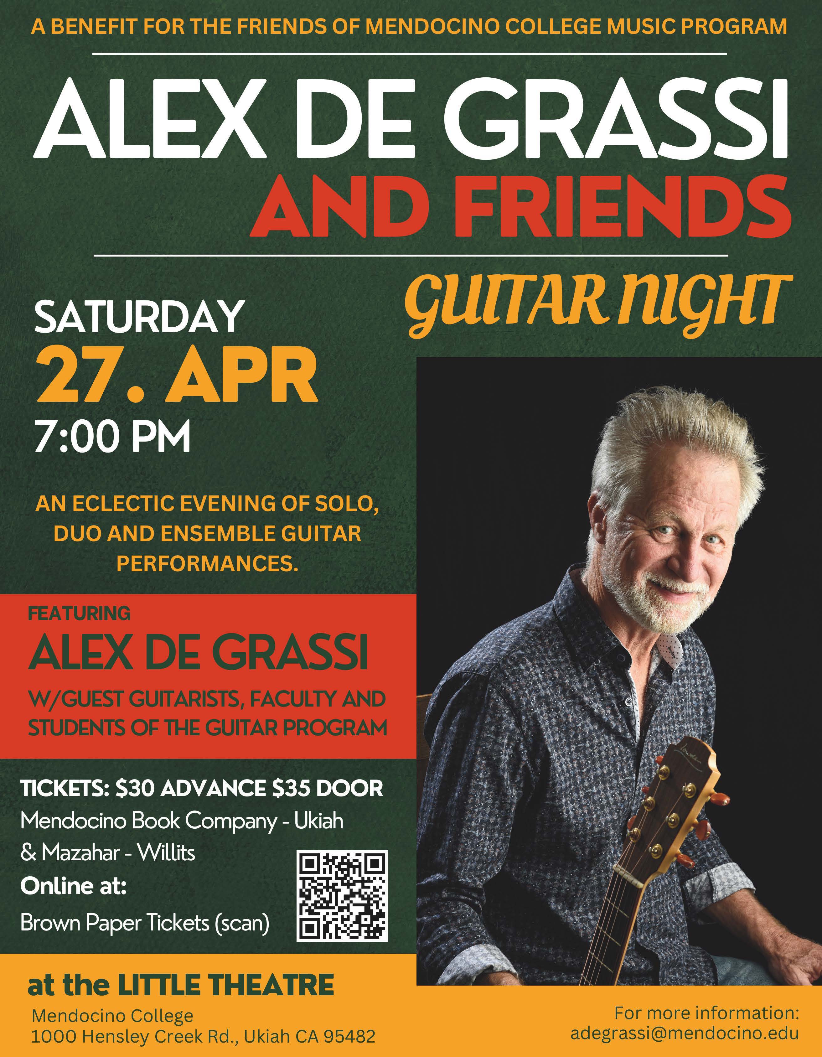 Alex de Grassi Guitar Night