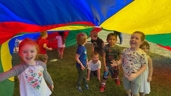 children playing