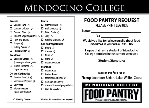 Food Pantry Request Form