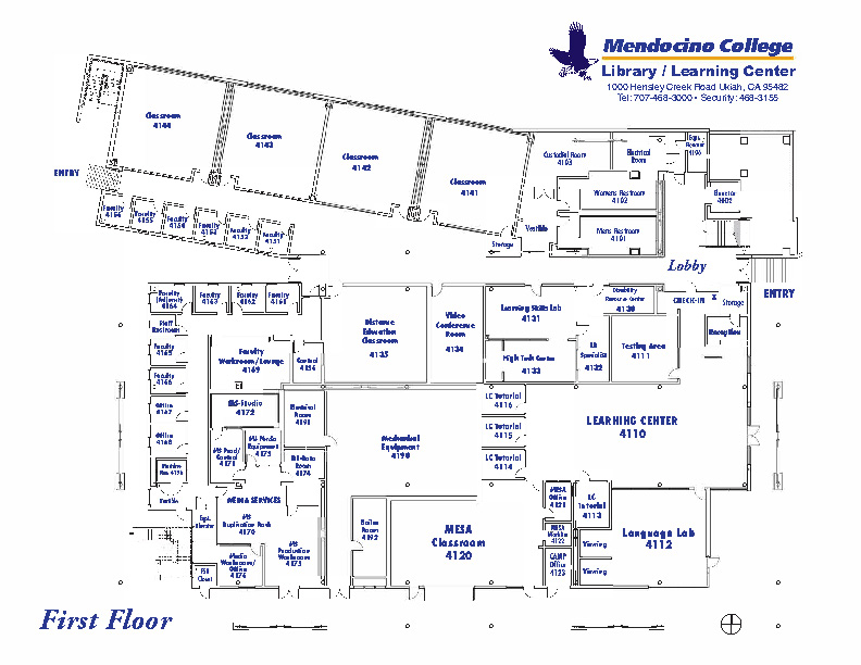 library lower level map