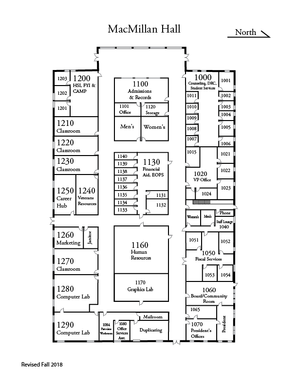 MacMillan Hall Map