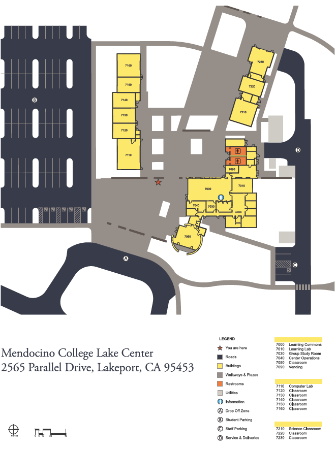 Lake Center Campus Map
