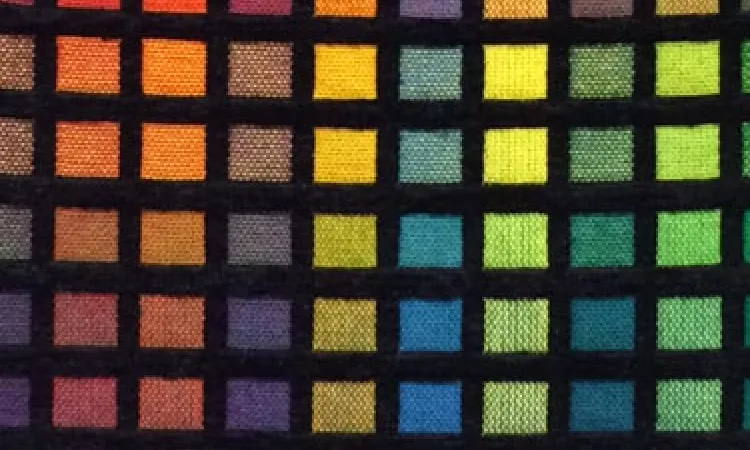 colorful textile materials