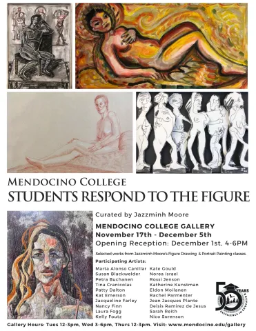 Poster for student figure show