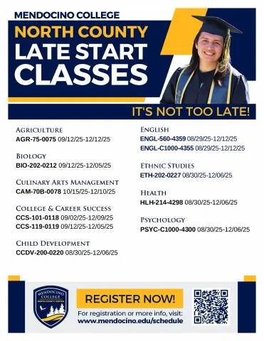 FA25 North County Center Late Start Classes