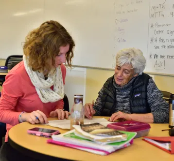 Student with tutor