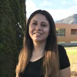 woman in black shirt