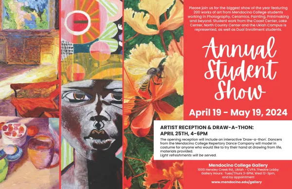 Flyer for Annual Student Art Show 2024