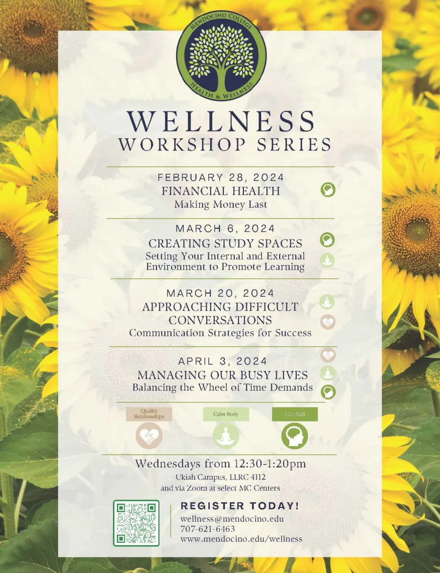 Wellness Events Flyer Spring 2024